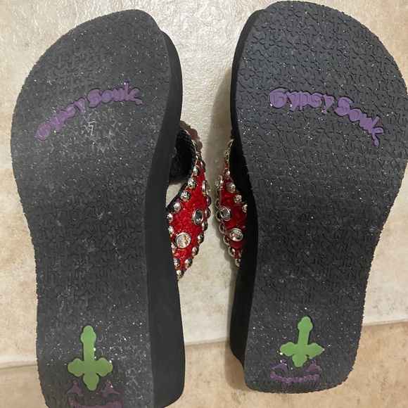 University of Alabama Gypsy Soule Flip Flops size 6.5. RARE FIND - Picture 3 of 7